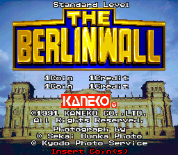 The Berlin Wall Title Screen